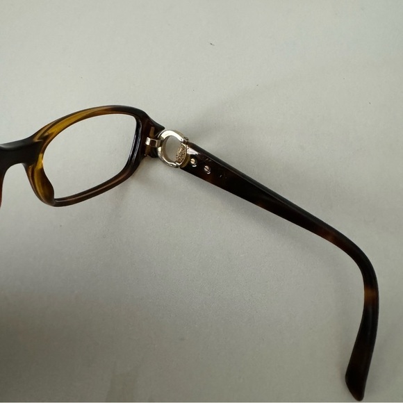 Gucci Eyeglasses GG 3204 UOO  Tortoise & Gold Rectangular Frame Italy - Picture 6 of 8